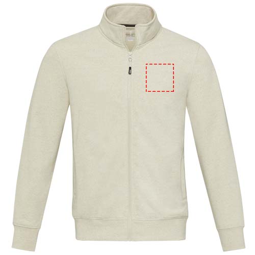 Galena 320 g/m² unisex Aware™ gerecyclede trui met volledige rits