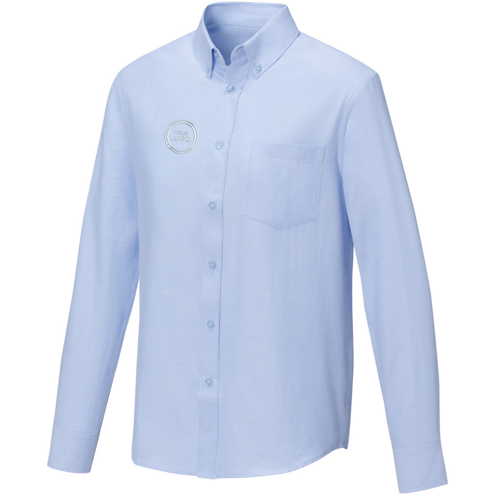 Pollux 130 g/m² herenoverhemd met lange mouwen