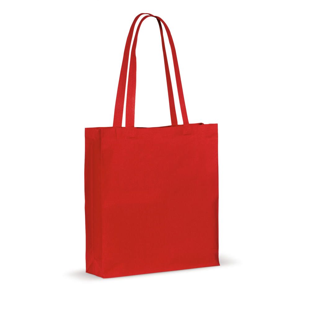 Schoudertas katoen OEKO-TEX® 140g/m² 38x10x42cm - Rood