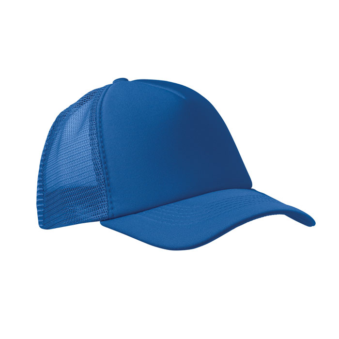 BUBBLE - 5 panelen trucker pet - Royal Blauw