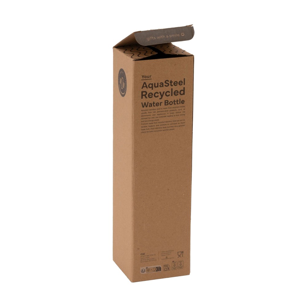 AquaSteel RCS Recycled Water Bottle 750 ml drinkfles