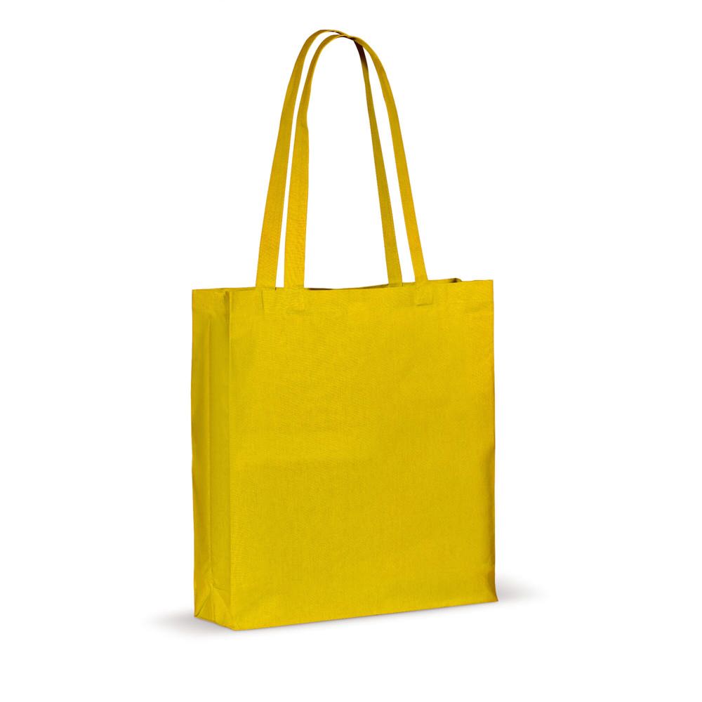Schoudertas katoen OEKO-TEX® 140g/m² 38x10x42cm - Geel