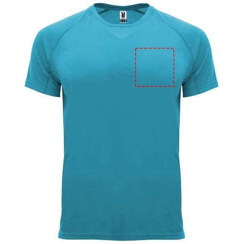 Bahrain 135 g/m² sportshirt met korte mouwen voor heren