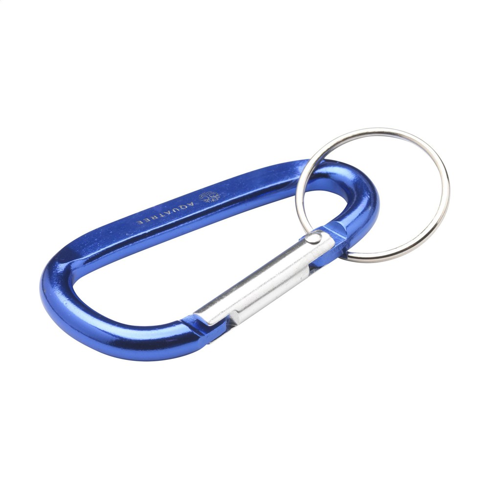 Carabiner GRS Recycled Alu karabijnhaak - blauw (± PMS 286C)