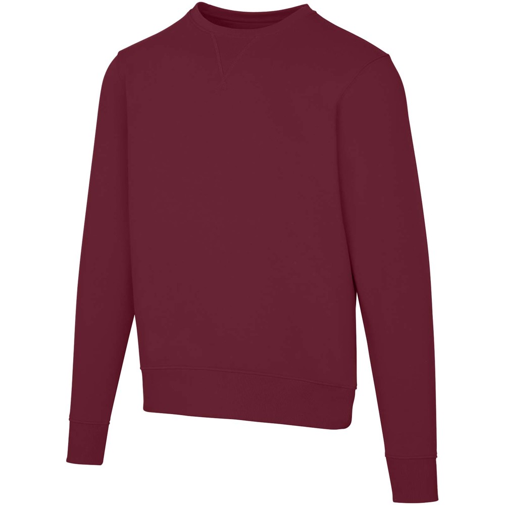 Arora 300 g/m² unisex sweater met ronde hals - Diep bordeauxrood