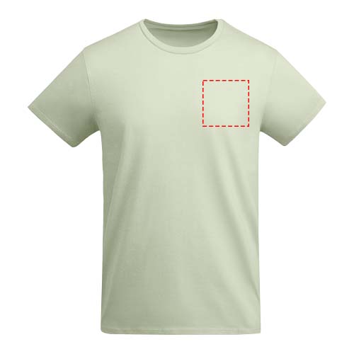 Breda 175 g/m² biologisch katoenen herenshirt met korte mouwen