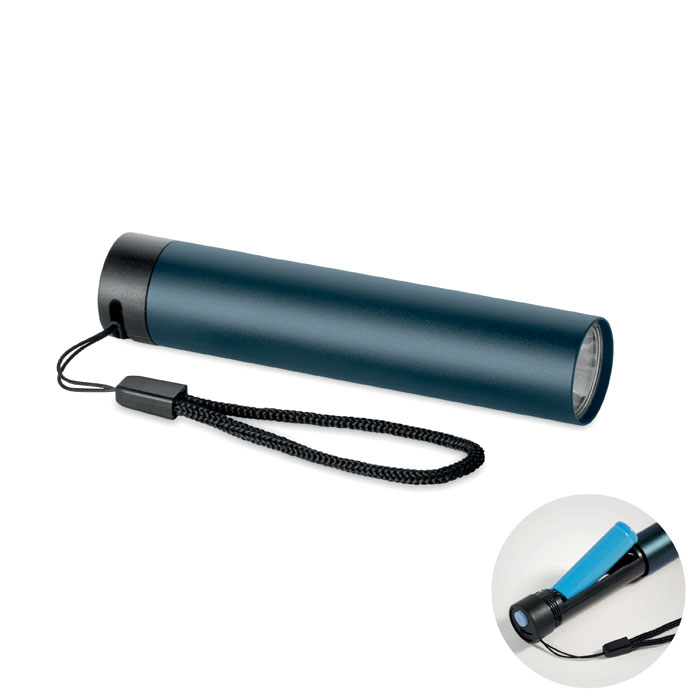 LUME - Gerecyclede aluminium zaklamp - Marineblauw