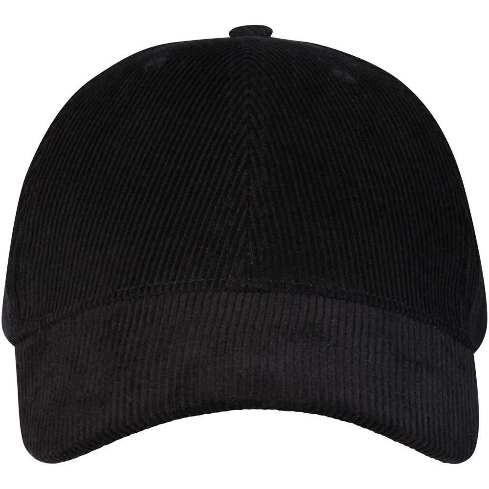 Hutton 280 g/m² 6 panel cap van gerecycled corduroy