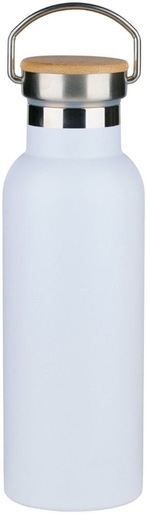 ALPINA Vacuum Bottle 500ml with Bamboo Lid- Black/White/Beige/Green