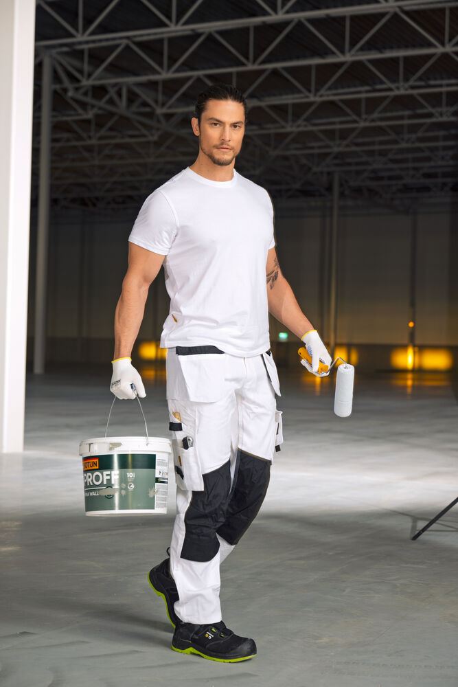 Jobman - 2129 Painters' Trousers HP Wit/Zwart C60