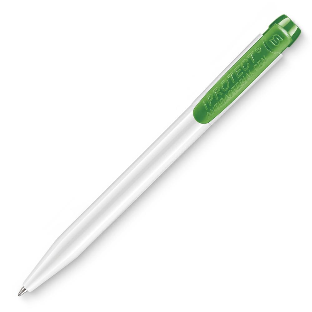 Balpen IProtect hardcolour - Wit / Groen