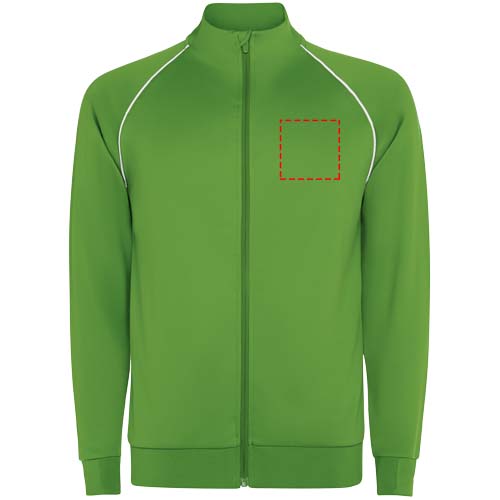 Valier herensweatshirt met doorlopende rits
