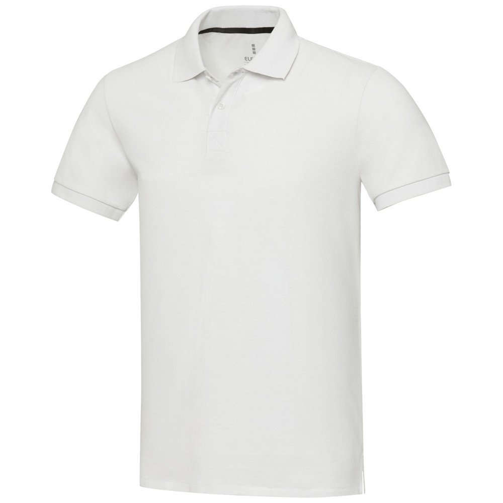 Emerald 200 g/m² unisex Aware™ gerecyclede polo met korte mouwen - Wit