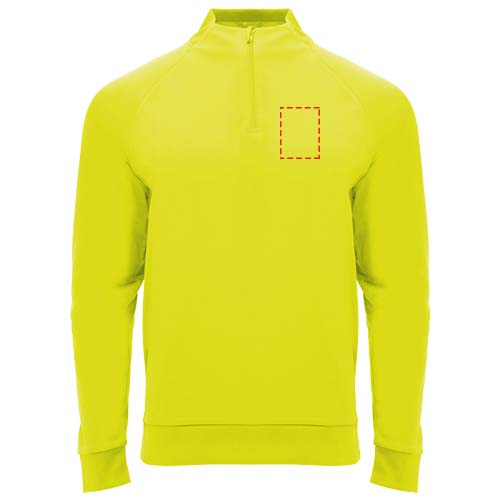 Epiro 200 g/m² unisex sweatshirt met lange mouwen en kwartrits
