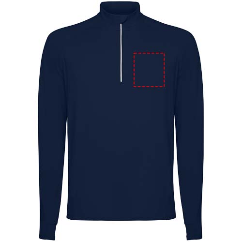Estambul 200 g/m² herensweater met lange mouwen en halve rits
