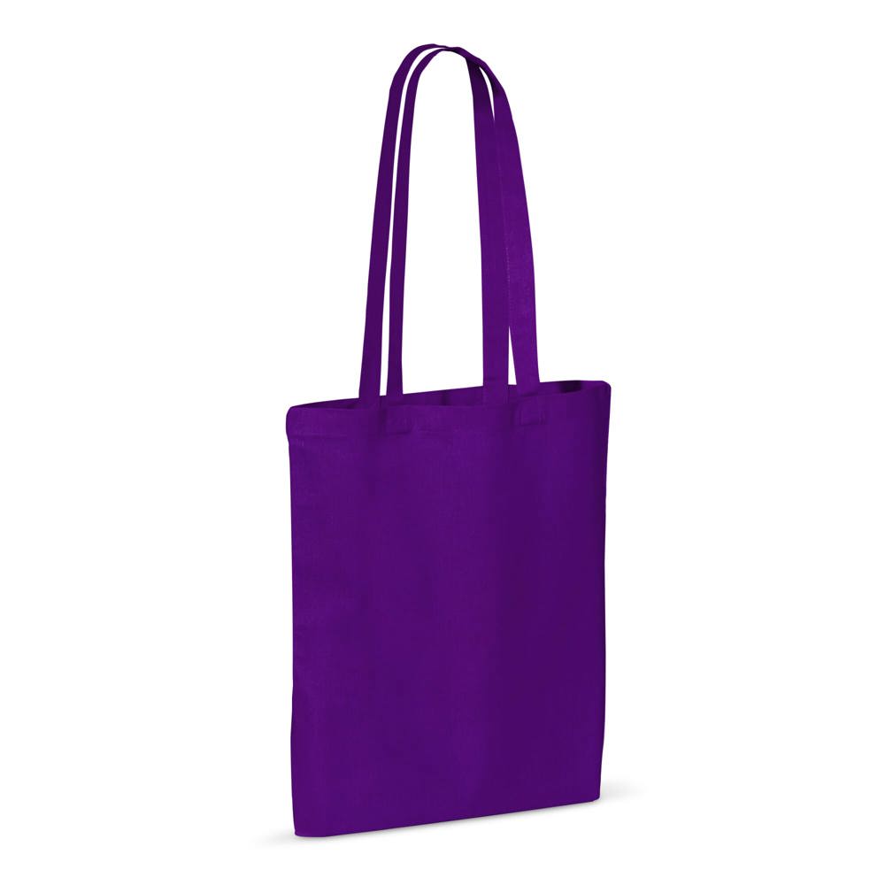 Schoudertas katoen OEKO-TEX® 140g/m² 38x42cm - Paars