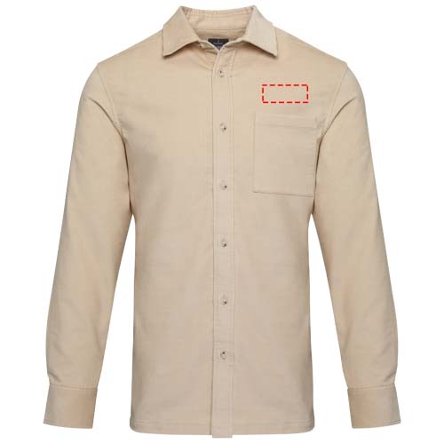 Alum 252 g/m² corduroy unisex overhemd