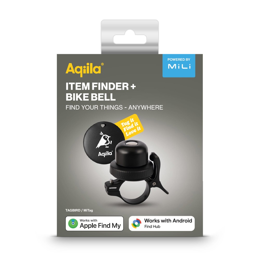 Aqiila Tagbird Waterdichte Tracker met Fietsbel