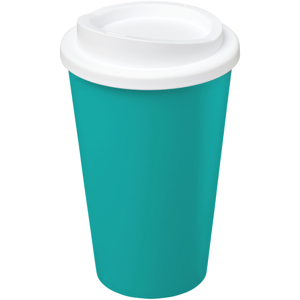 Americano® 350 ml geïsoleerde beker - Aquablauw, Wit