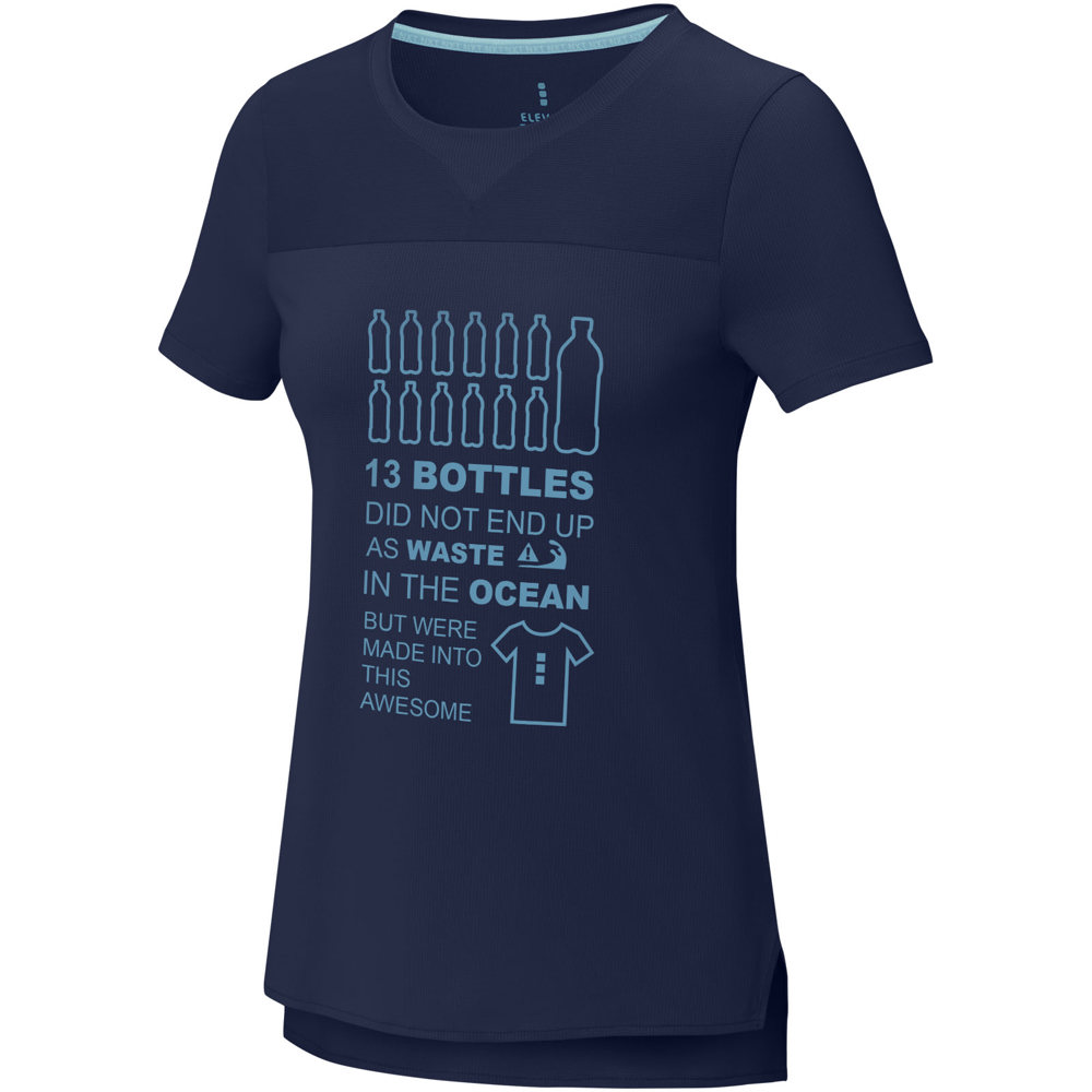 Borax 160 g/m² Dames T-shirt met korte mouwen, cool fit, GRS gerecycled