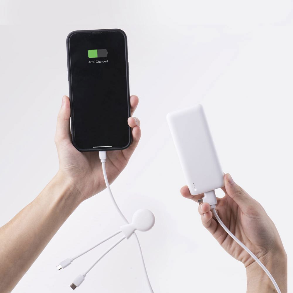 3199 | Xoopar Mr. Bio Powerbank and Cable pack 7000mAh