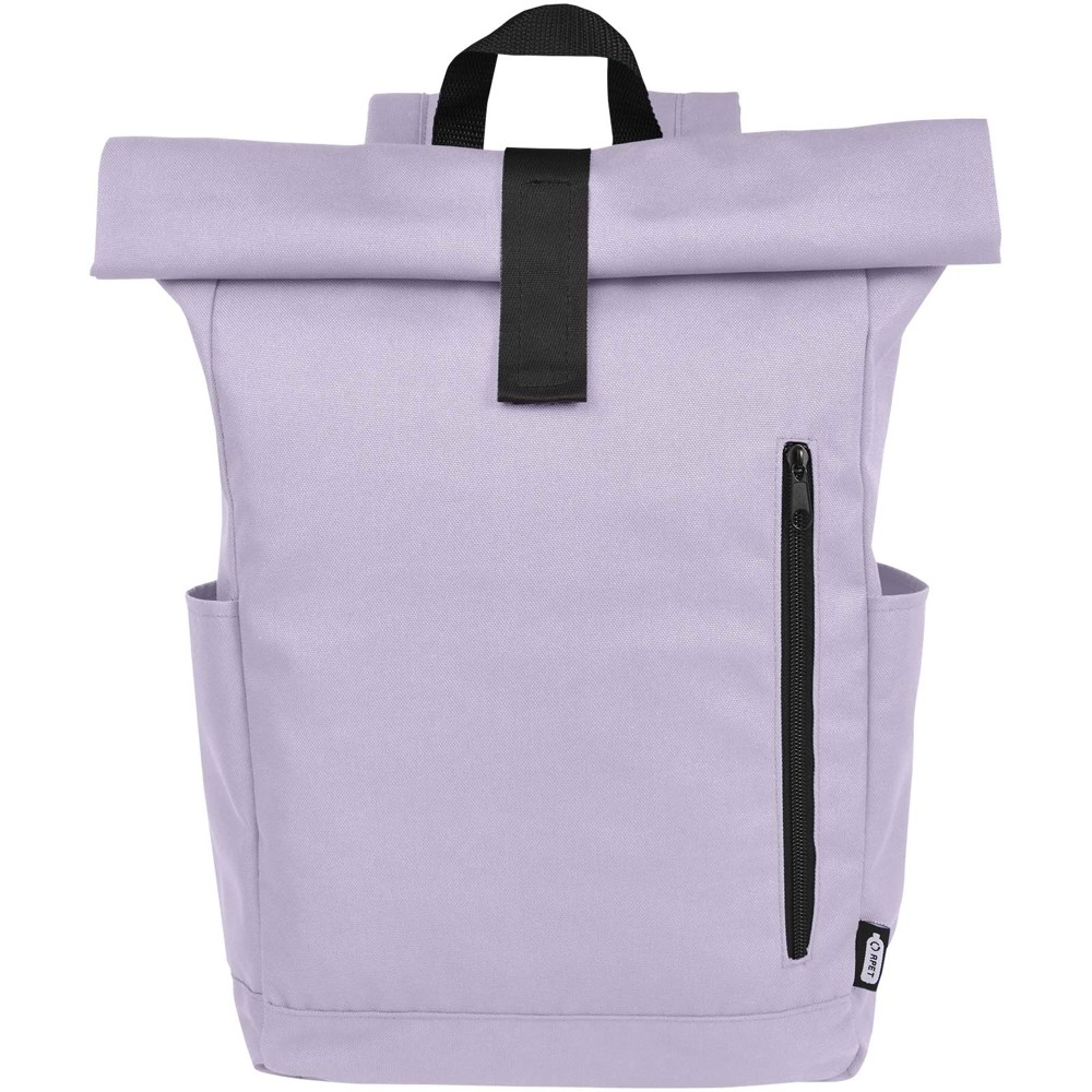 Byron 15,6" rugzak van GRS RPET met opgerolde bovenkant 18 L