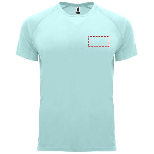 Bahrain 135 g/m² sportshirt met korte mouwen voor kinderen