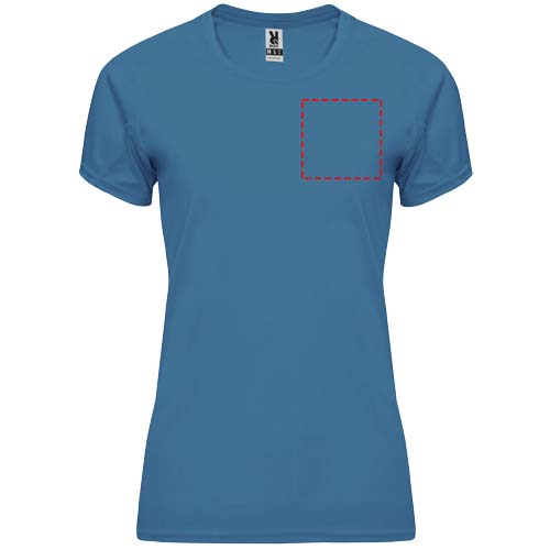 Bahrain 135 g/m² sportshirt met korte mouwen voor dames