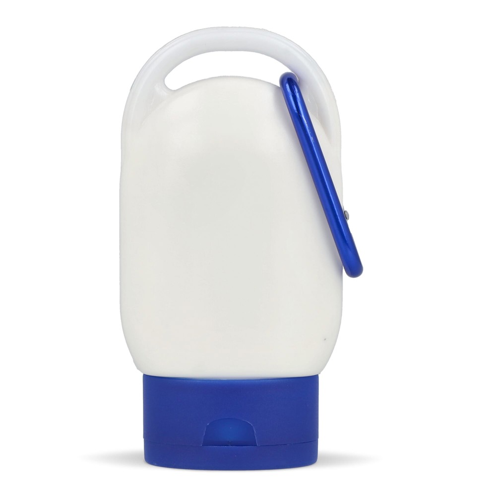Zonnebrandlotion met Karabijnhaak SPF30 Gerecycled Materiaal 30ml - Blauw