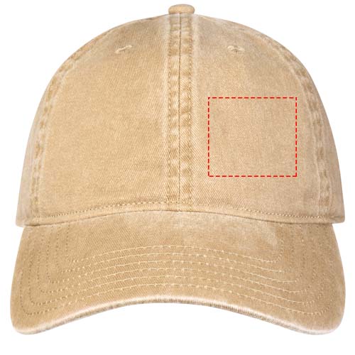 Grafton 270 g/m² 6 panel gewassen cap