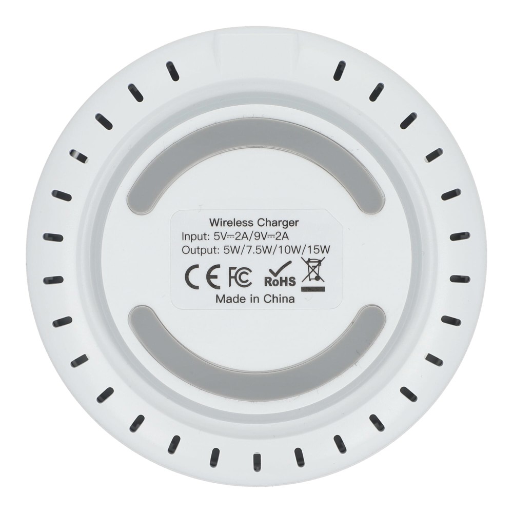 Draadloze Oplader 15 W Fast Charge met LED indicator