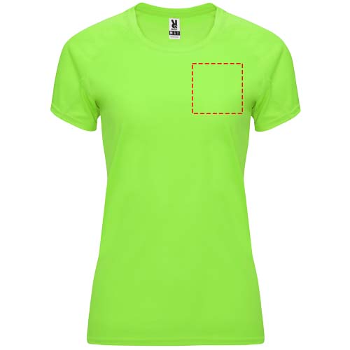 Bahrain 135 g/m² sportshirt met korte mouwen voor dames