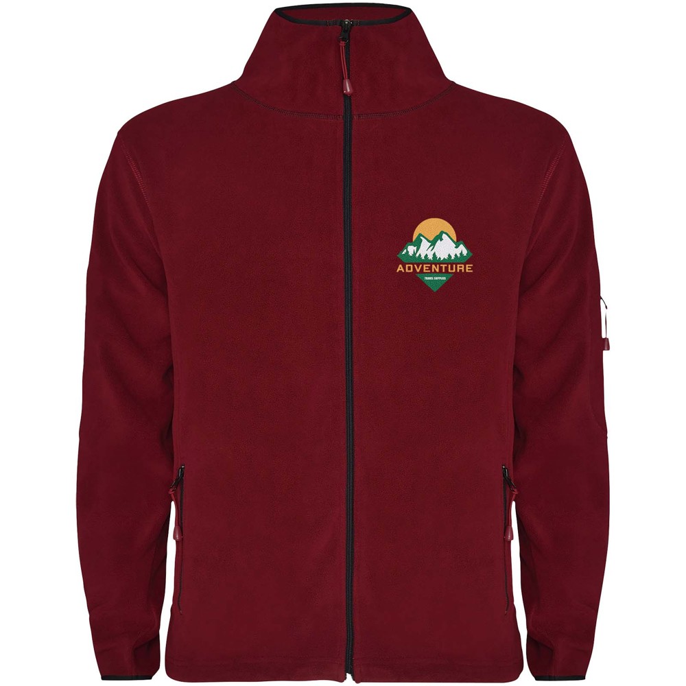 Luciane fleece herenjack met volledige rits