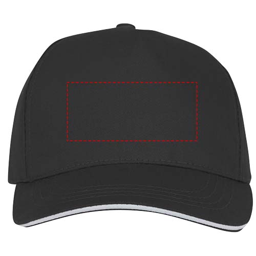 Ceto 175 g/m² 5 panel sandwich cap
