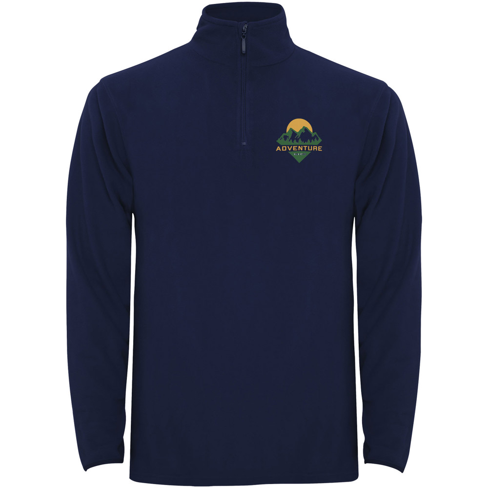Himalaya fleece herenjack met kwartrits
