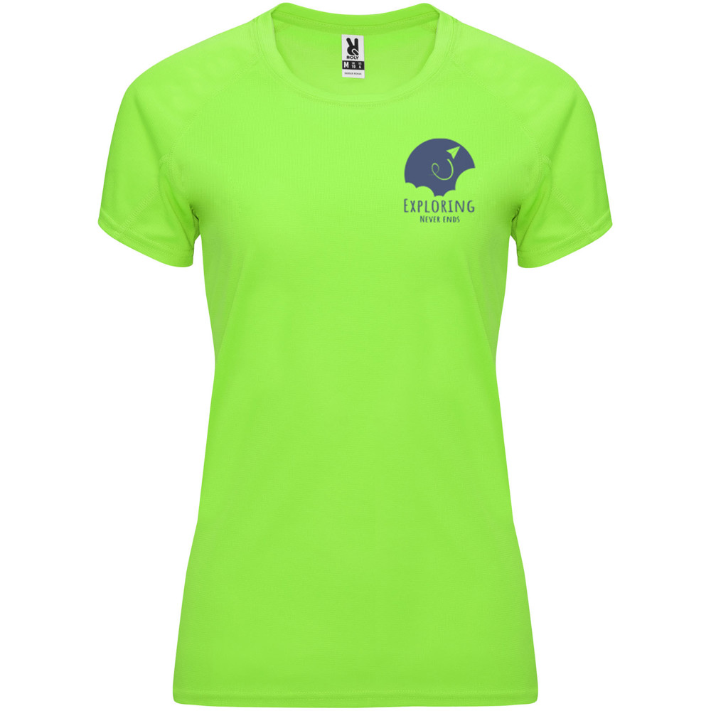 Bahrain 135 g/m² sportshirt met korte mouwen voor dames