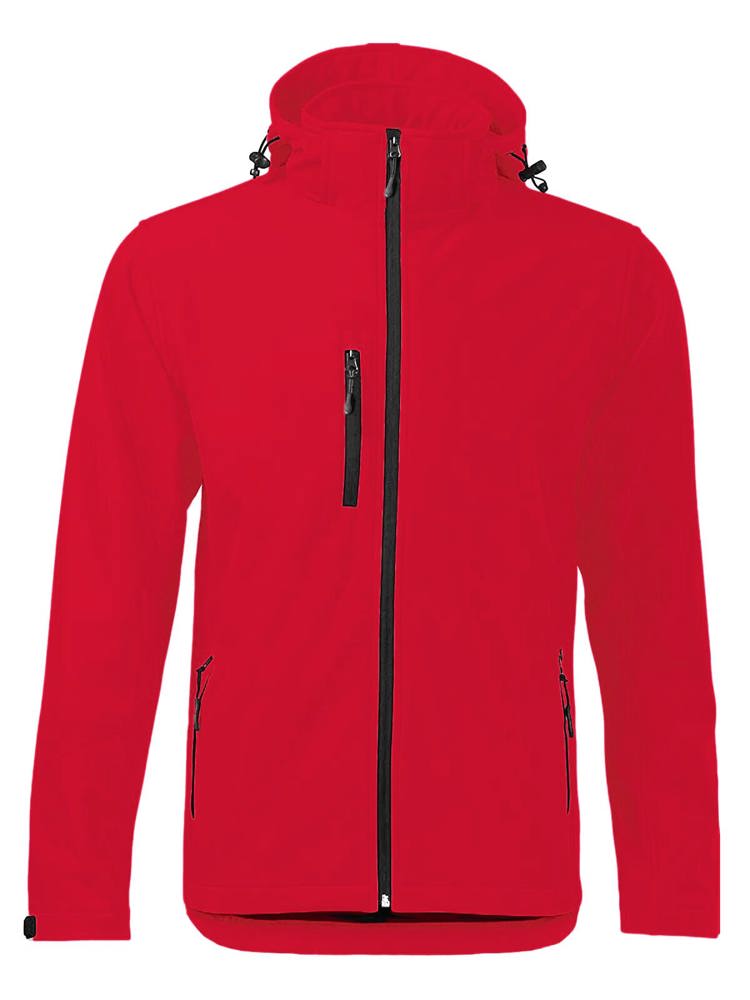 BS Storm dames softshell jas, 340 gr/m² - Rood (PMS 186c)