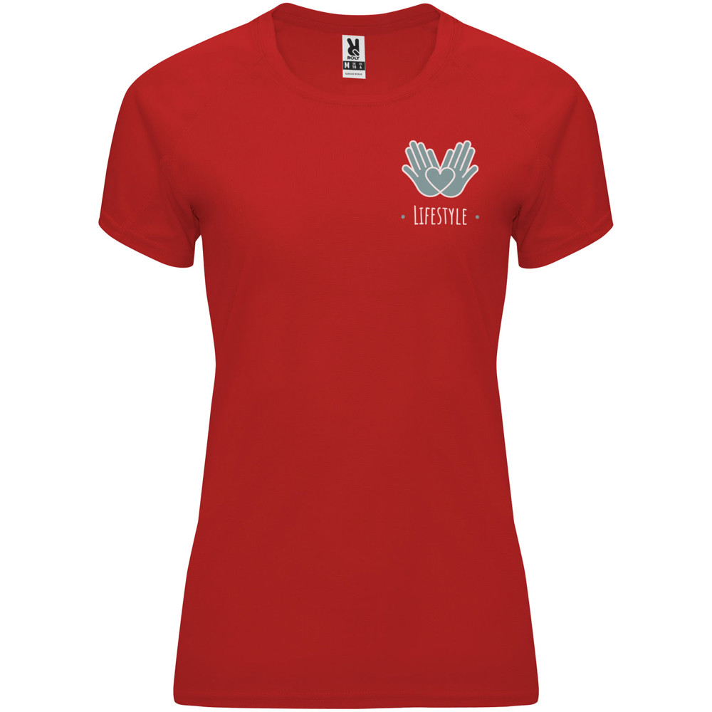 Bahrain 135 g/m² sportshirt met korte mouwen voor dames