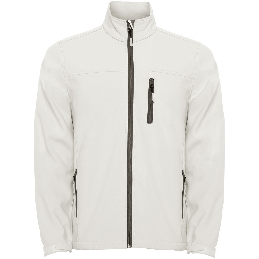 Antartida softshell herenjack - Parelwit