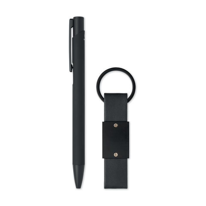 ESCRI SET - Balpen en sleutelhangerset PU