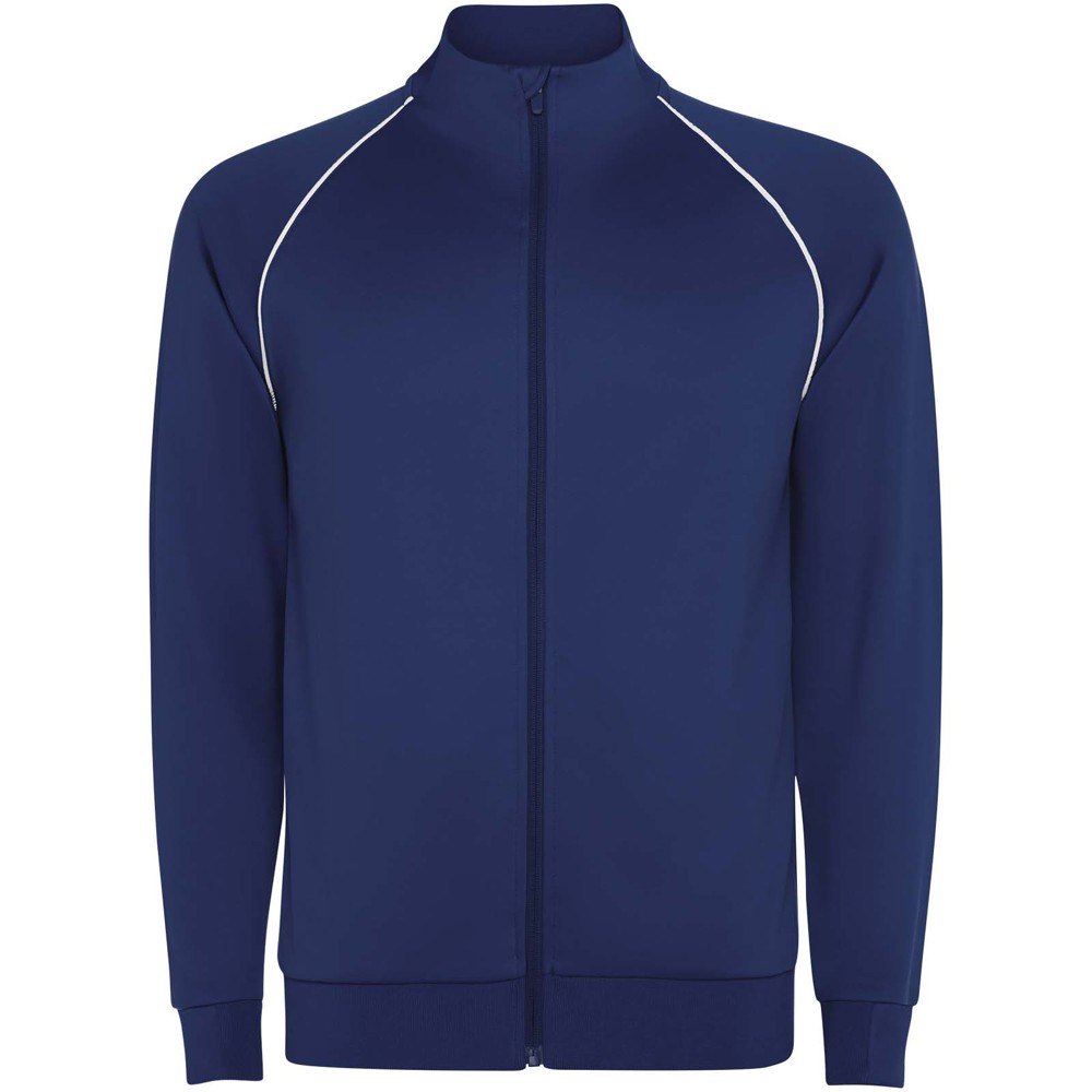 Valier herensweatshirt met doorlopende rits - Marineblauw