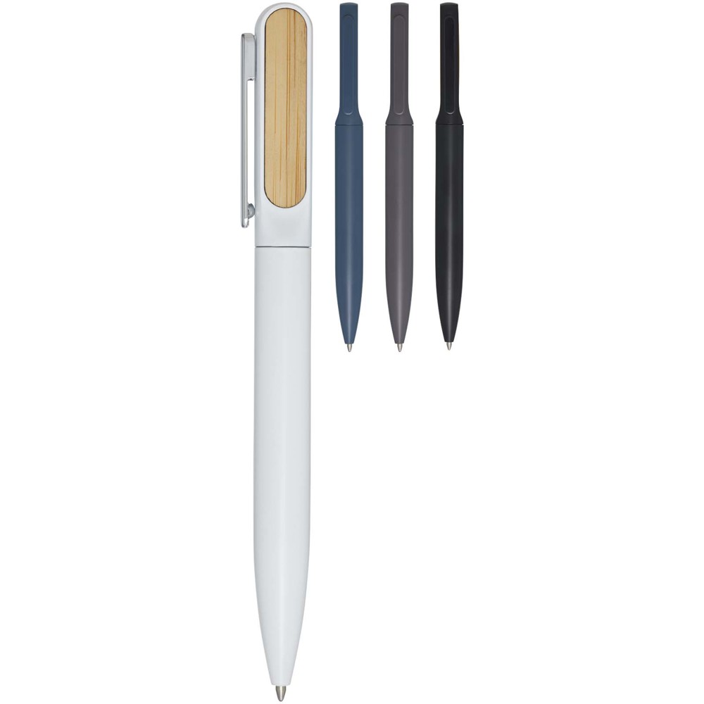 Blanca balpen van gerecycled aluminium (zwarte inkt)