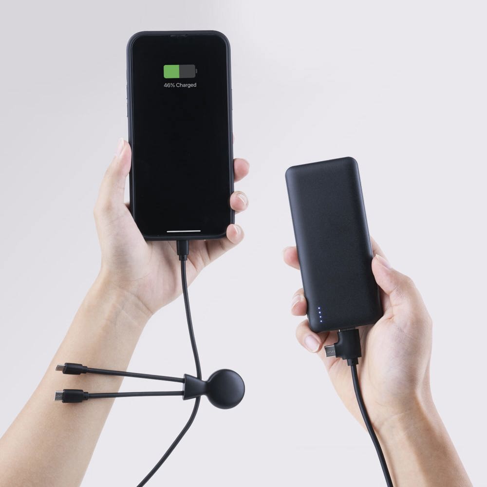 3199 | Xoopar Mr. Bio Powerbank and Cable pack 7000mAh