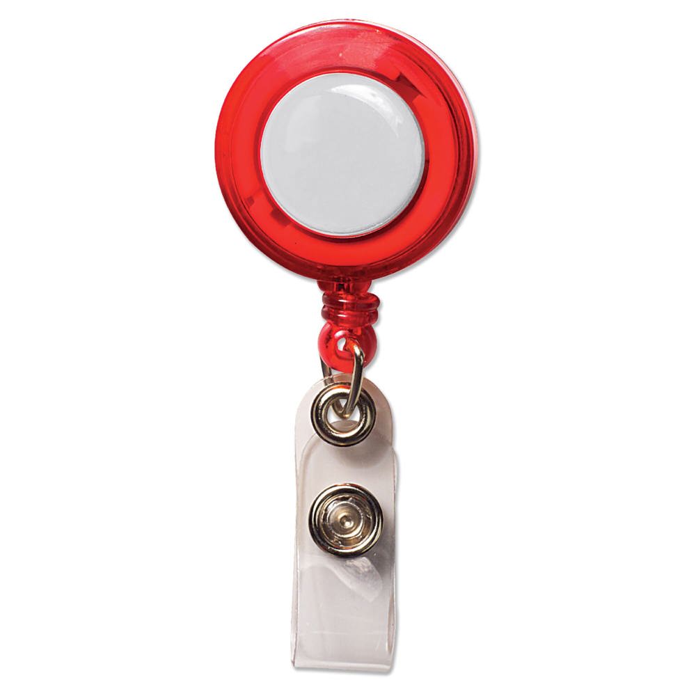 Kaarthouder - Transparant / Rood