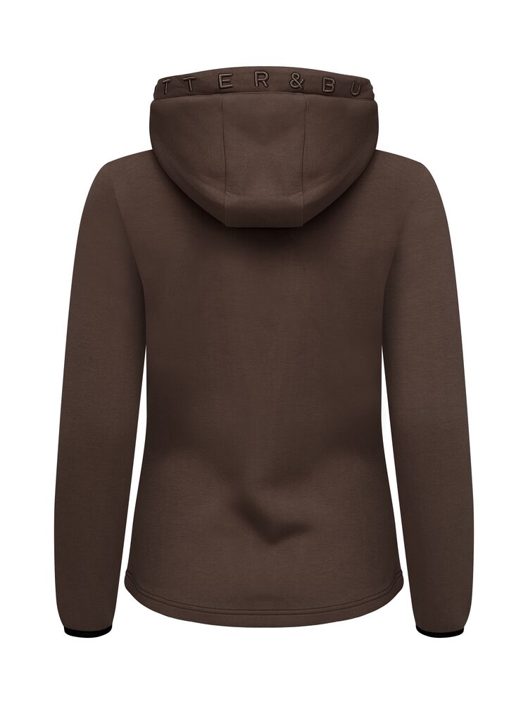 Cutter & Buck - Pemberton Hood Dames Donker Mokka M