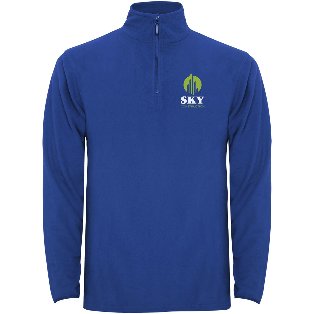 Himalaya fleece herenjack met kwartrits
