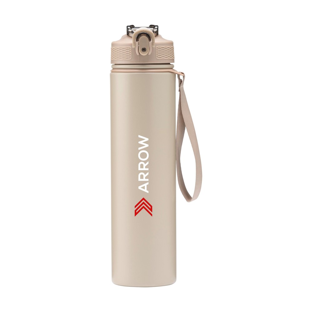 AquaSteel RCS Recycled Water Bottle 750 ml drinkfles - beige (± PMS 4268C)