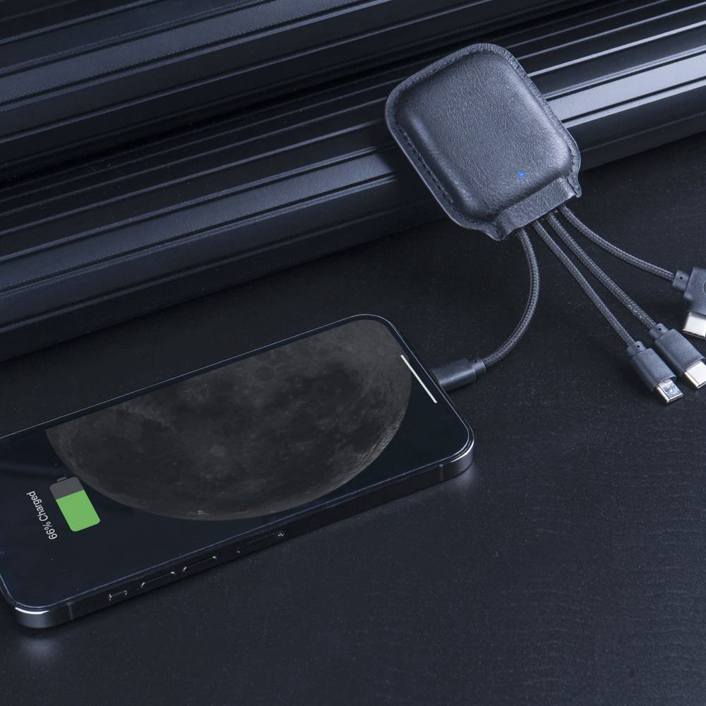 4001 | Xoopar Iné Gamma NFC Powerbank met Oplaadkabels 3000mAh 