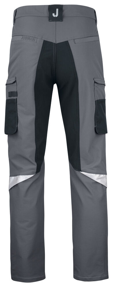 Jobman - 2194 Stretch Service Trousers Donkergrijs/Zwart 146
