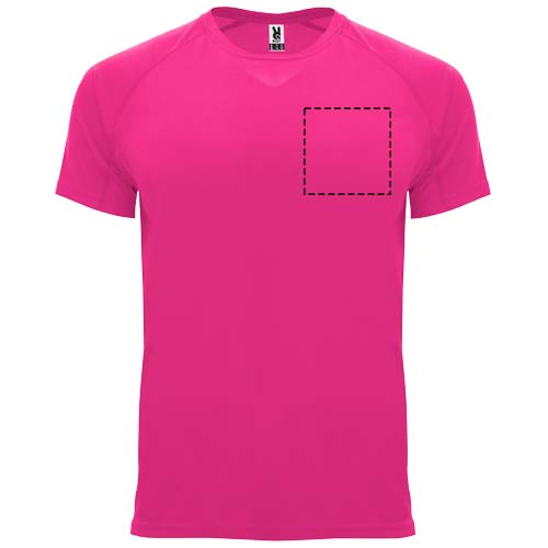 Bahrain 135 g/m² sportshirt met korte mouwen voor heren